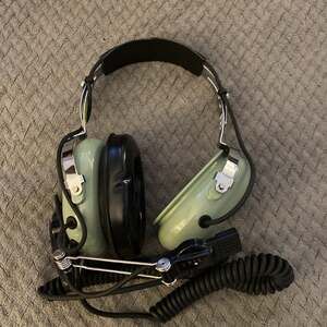 David Clark H10-76 Military Aviation Headset Headphones w/ Microphone
